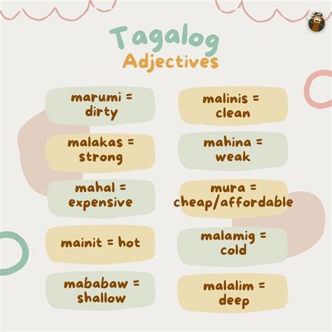 traits in tagalog|Mastering Adjectives and Adverbs in Basic Tagalog.